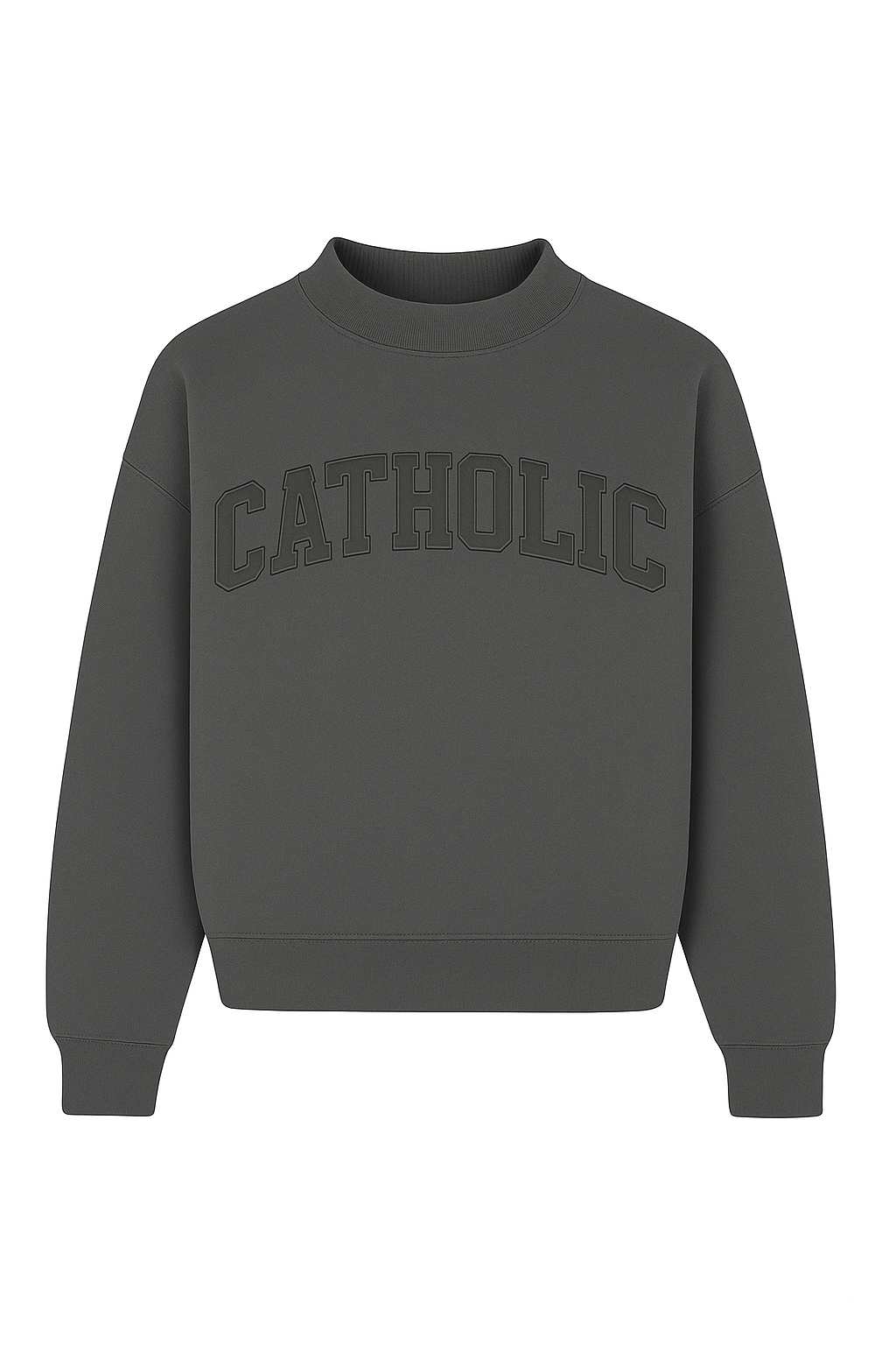 The Catholic Mockneck Dark Gray