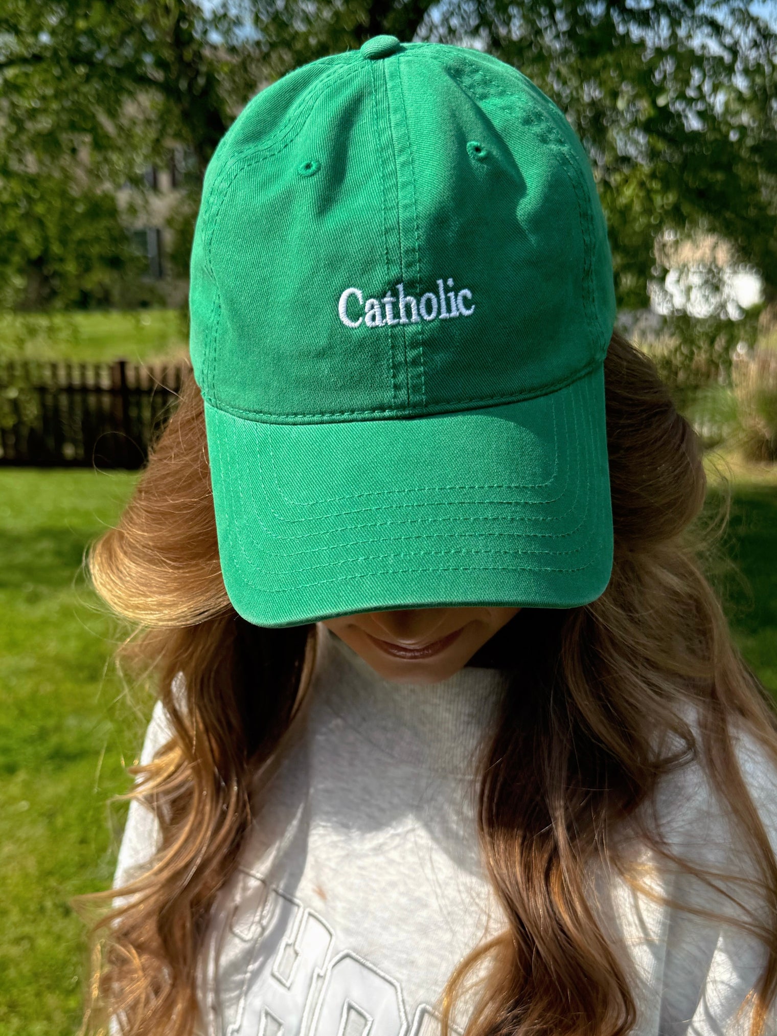 The Catholic Hat Green