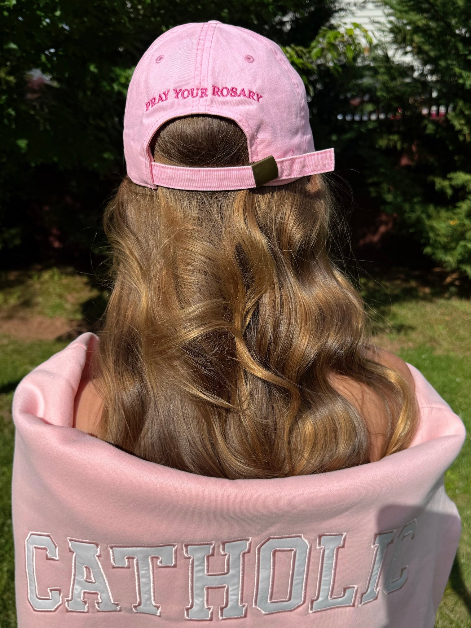 The Catholic Hat Pink