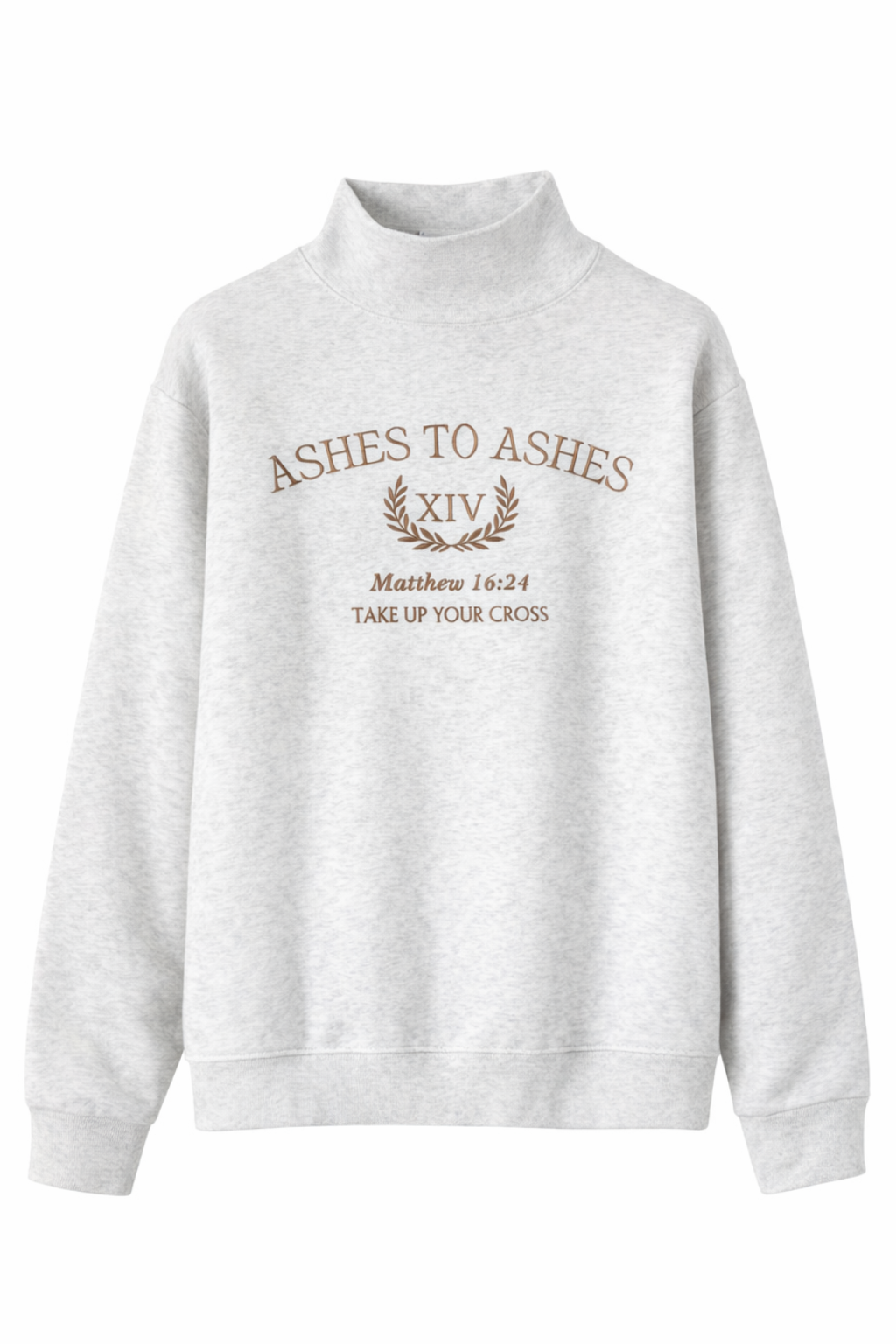 The Ashes to Ashes Slouch Mockneck