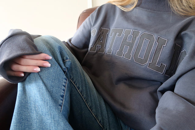 The Catholic Mockneck Dark Gray