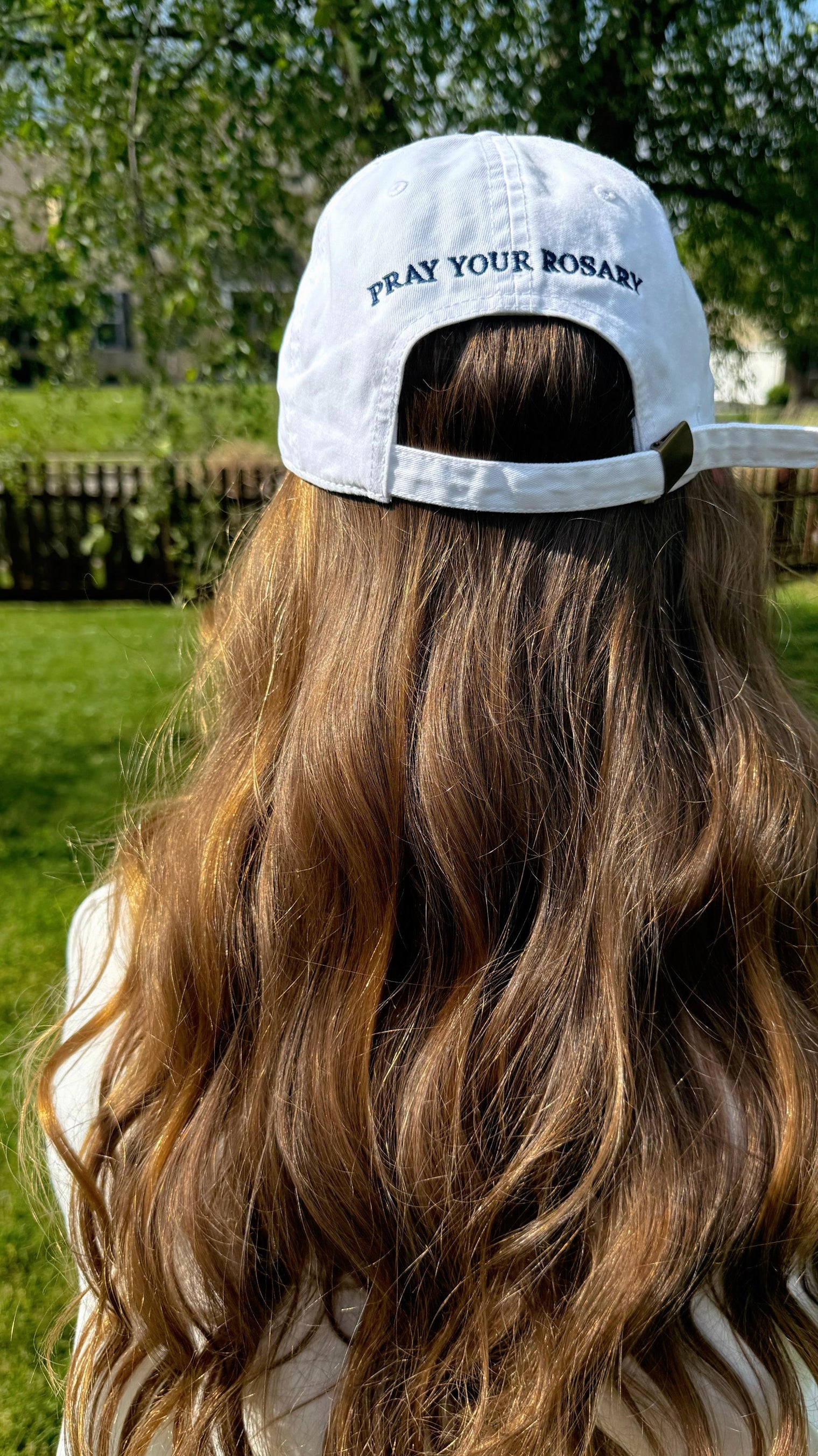 The Catholic Hat White