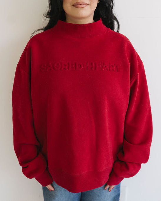 Sacred Heart Mockneck