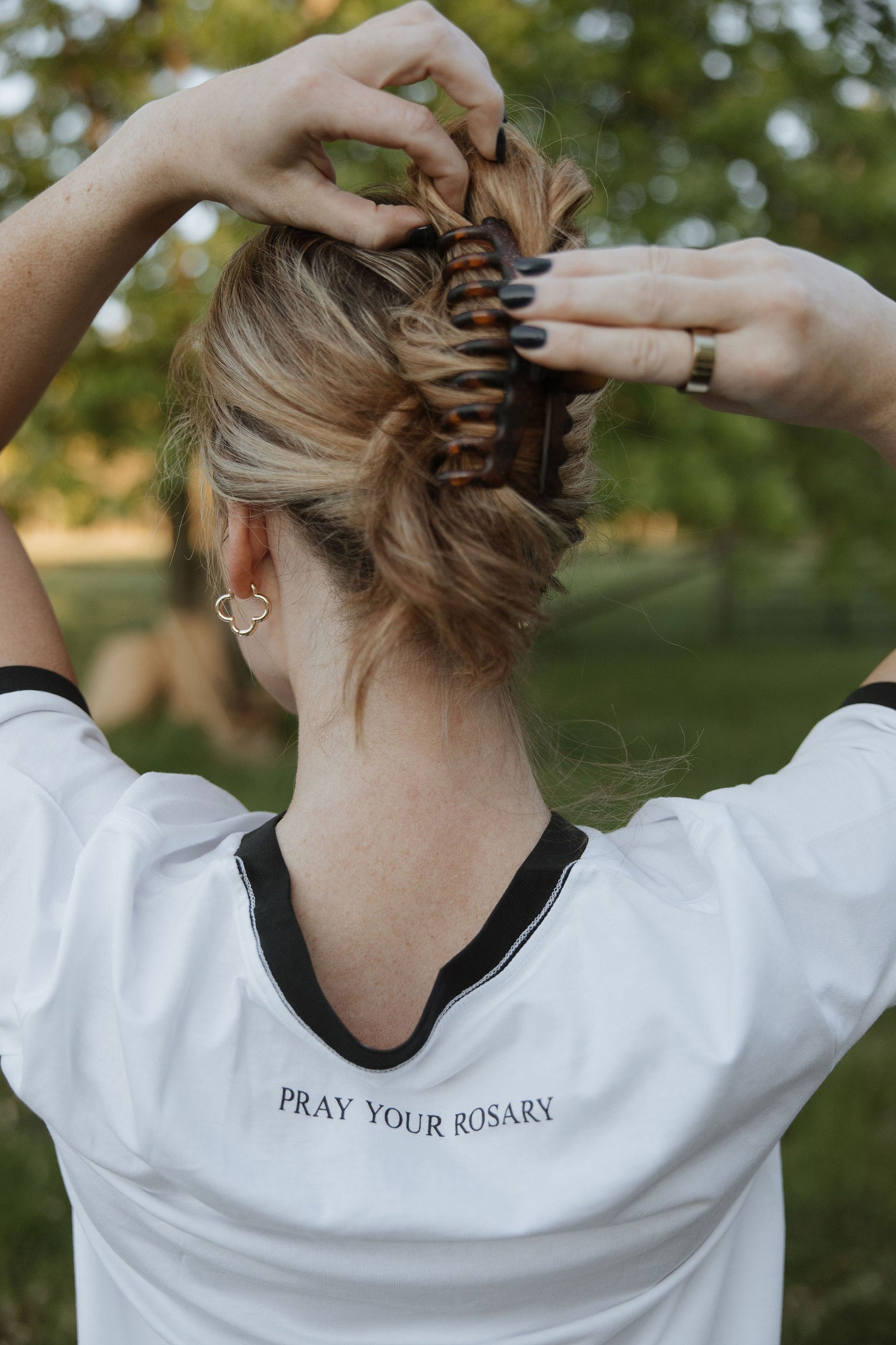 The Catholic Contrast Tee (Women)