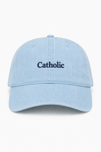 The Catholic Hat Light Blue