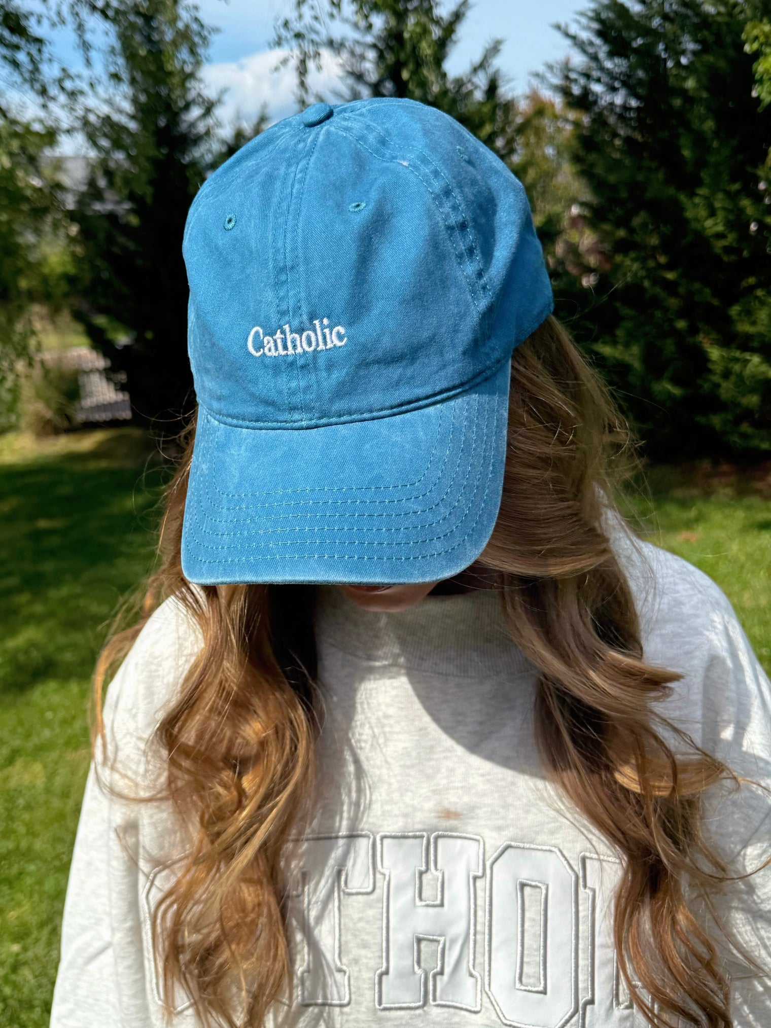 The Catholic Hat Denim
