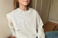 The Catholic Crewneck Light Gray