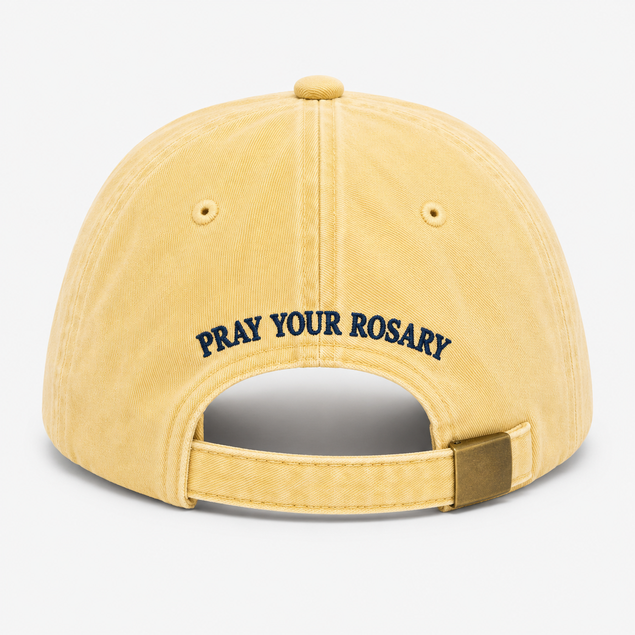 The Catholic Hat Yellow