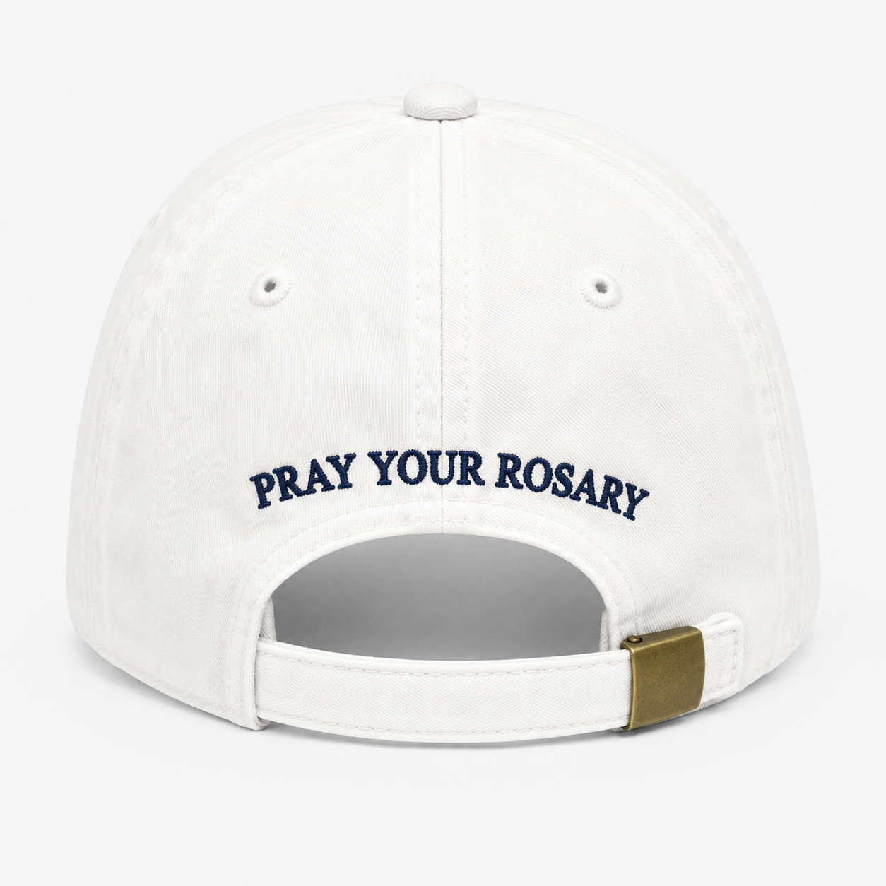 The Catholic Hat White