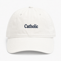 The Catholic Hat White
