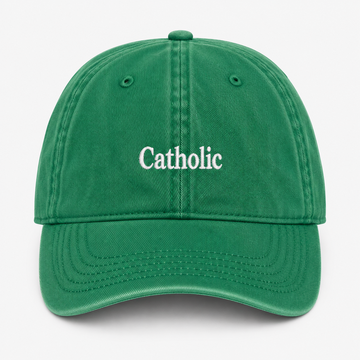 The Catholic Hat Green