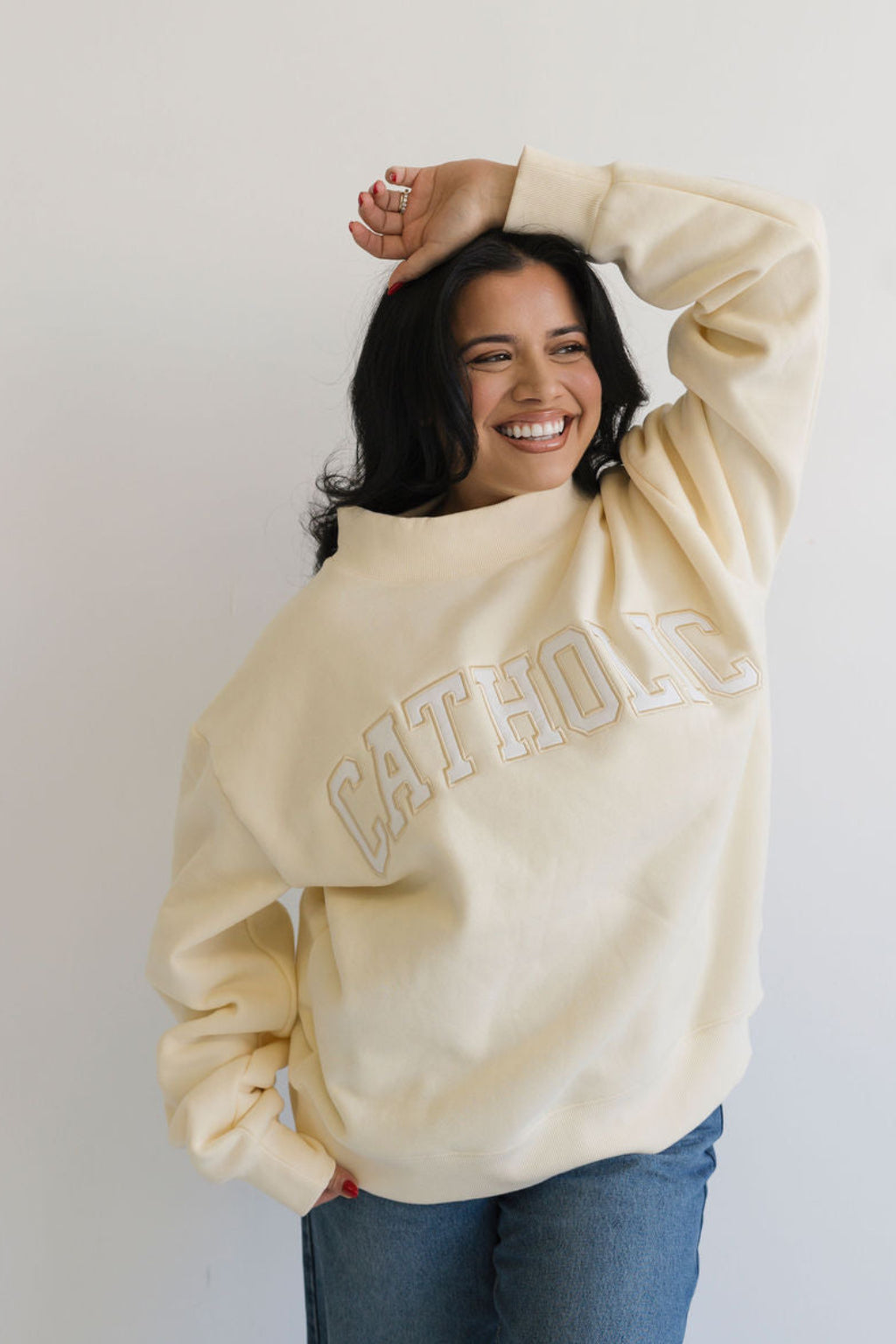 The Catholic Mockneck Butter Yellow