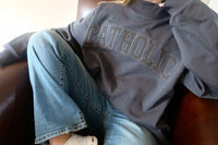 The Catholic Mockneck Dark Gray