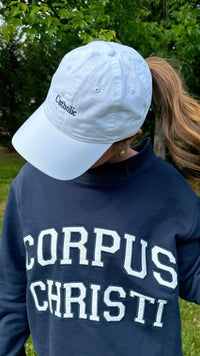 The Catholic Hat White