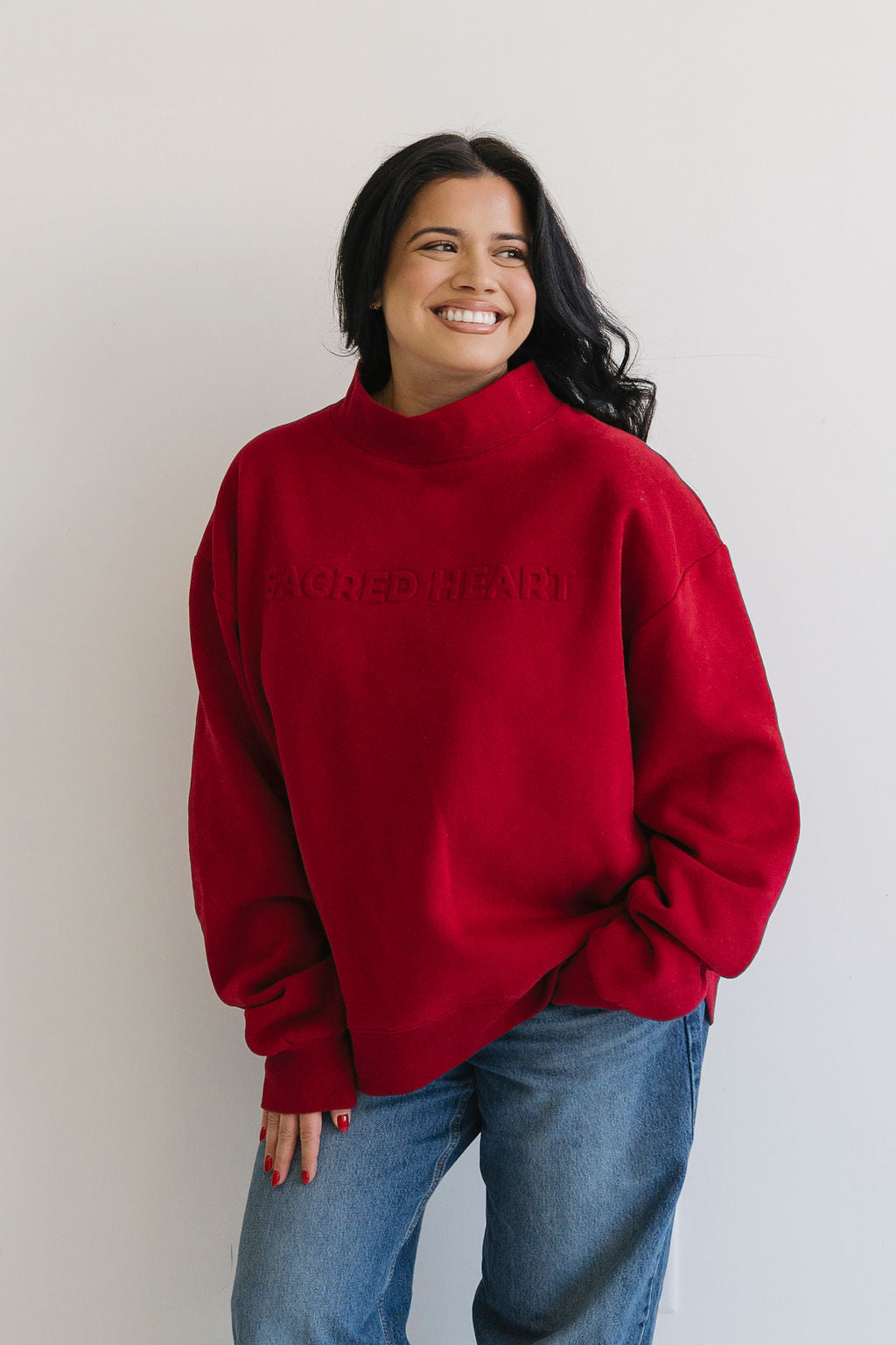 Sacred Heart Mockneck