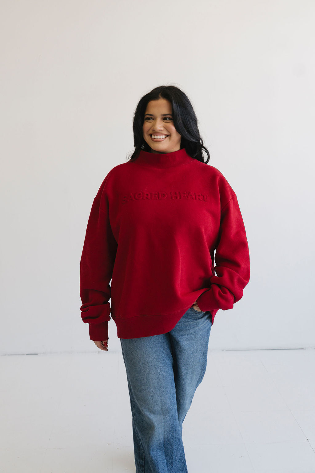 Sacred Heart Mockneck
