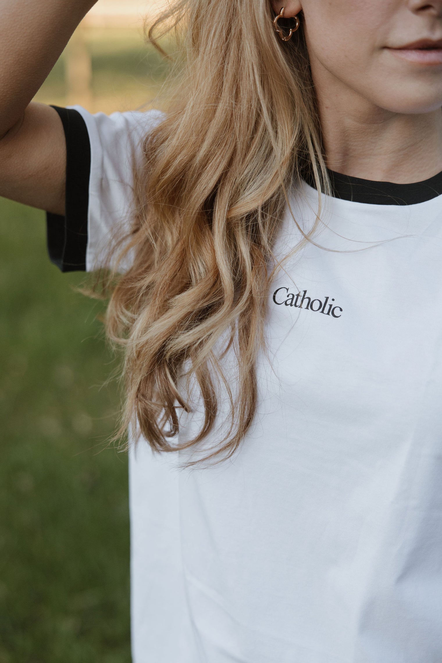 The Catholic Contrast Tee (Women)