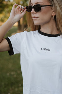 The Catholic Contrast Tee (Women)