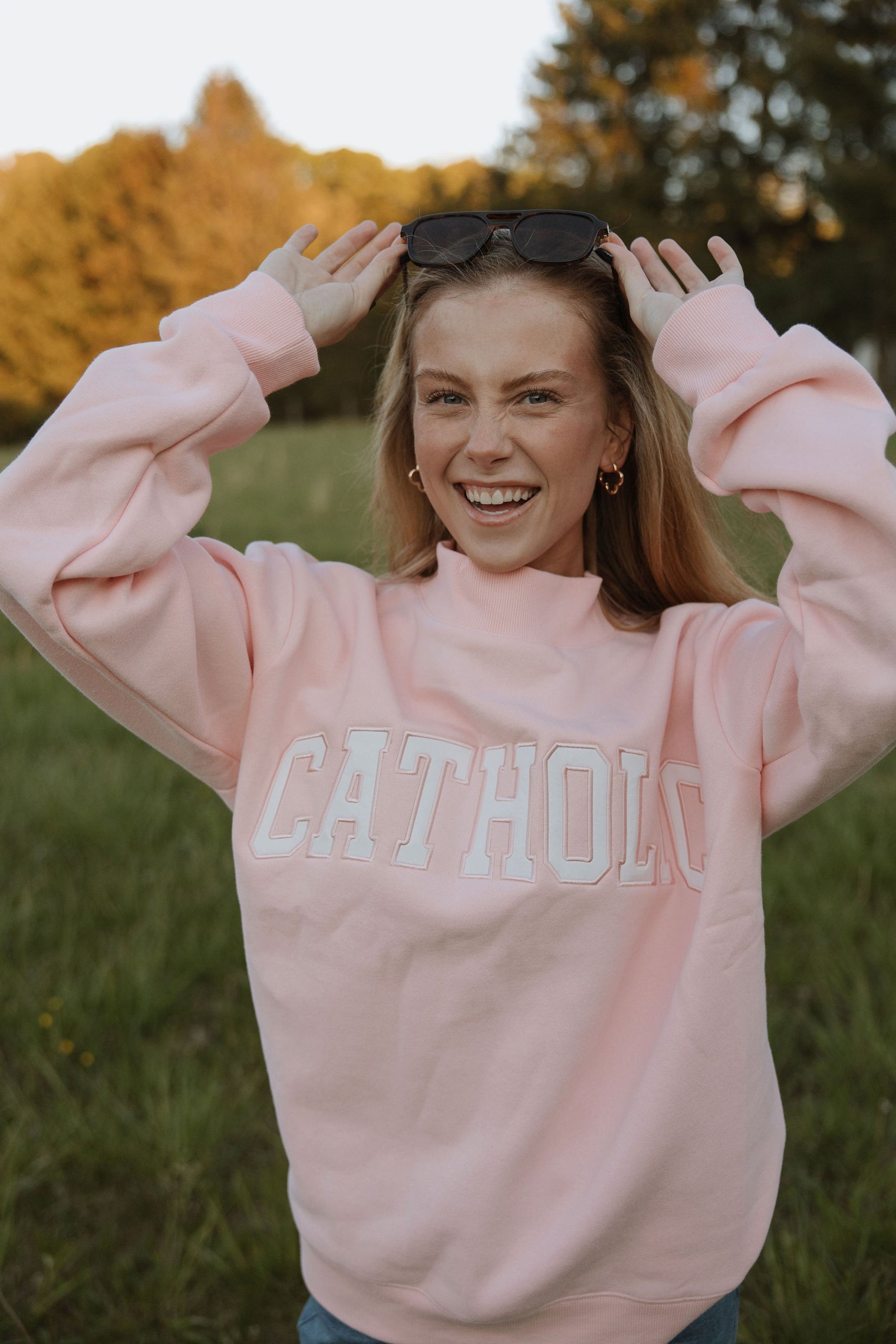The Catholic Mockneck Pink