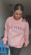 The Ave Maria Mockneck Pink