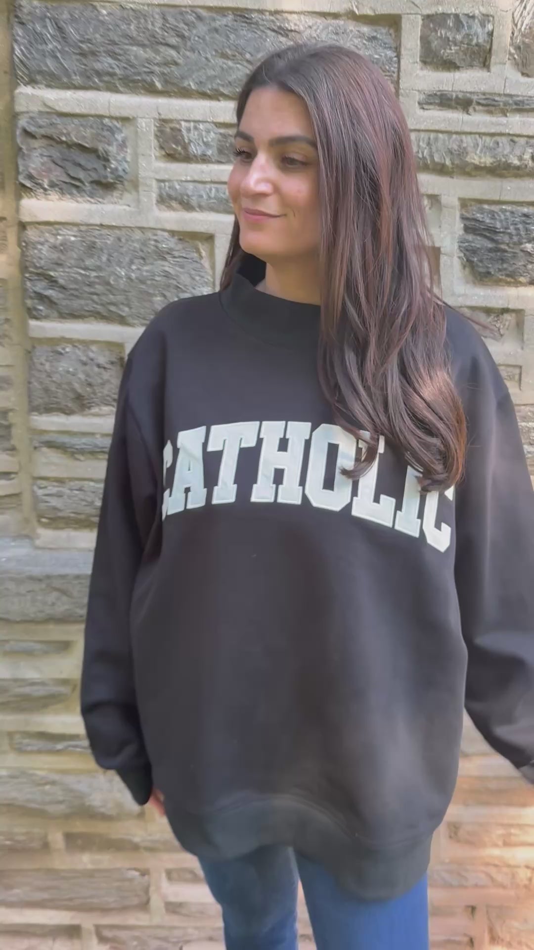 The Catholic Mockneck Black